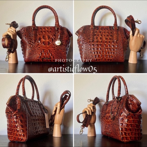 NEW! Brahmin Mini Camila In Pecan Color - Picture 14 of 14